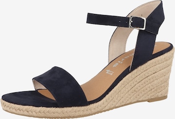 TAMARIS Sandals in Blue: front