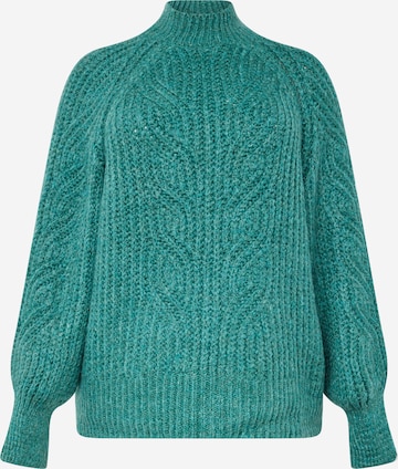 Pull-over 'RUBY' ONLY Carmakoma en vert : devant