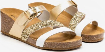 Kazar Mules in Gold