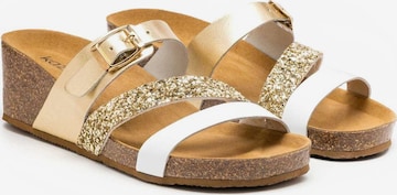 Kazar Pantolette in Gold