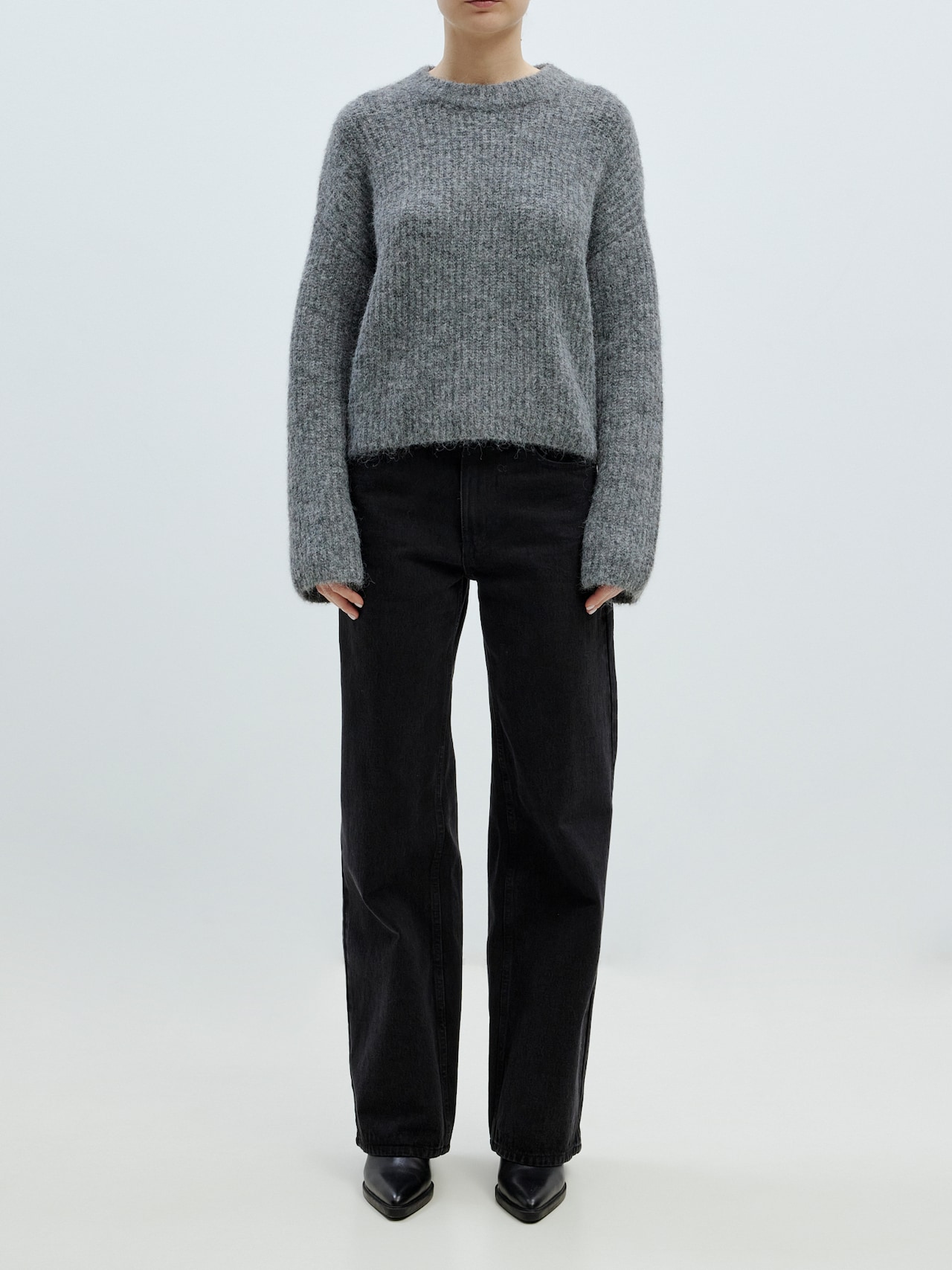 EDITED Produkte Pullover 'Salome' - graumeliert