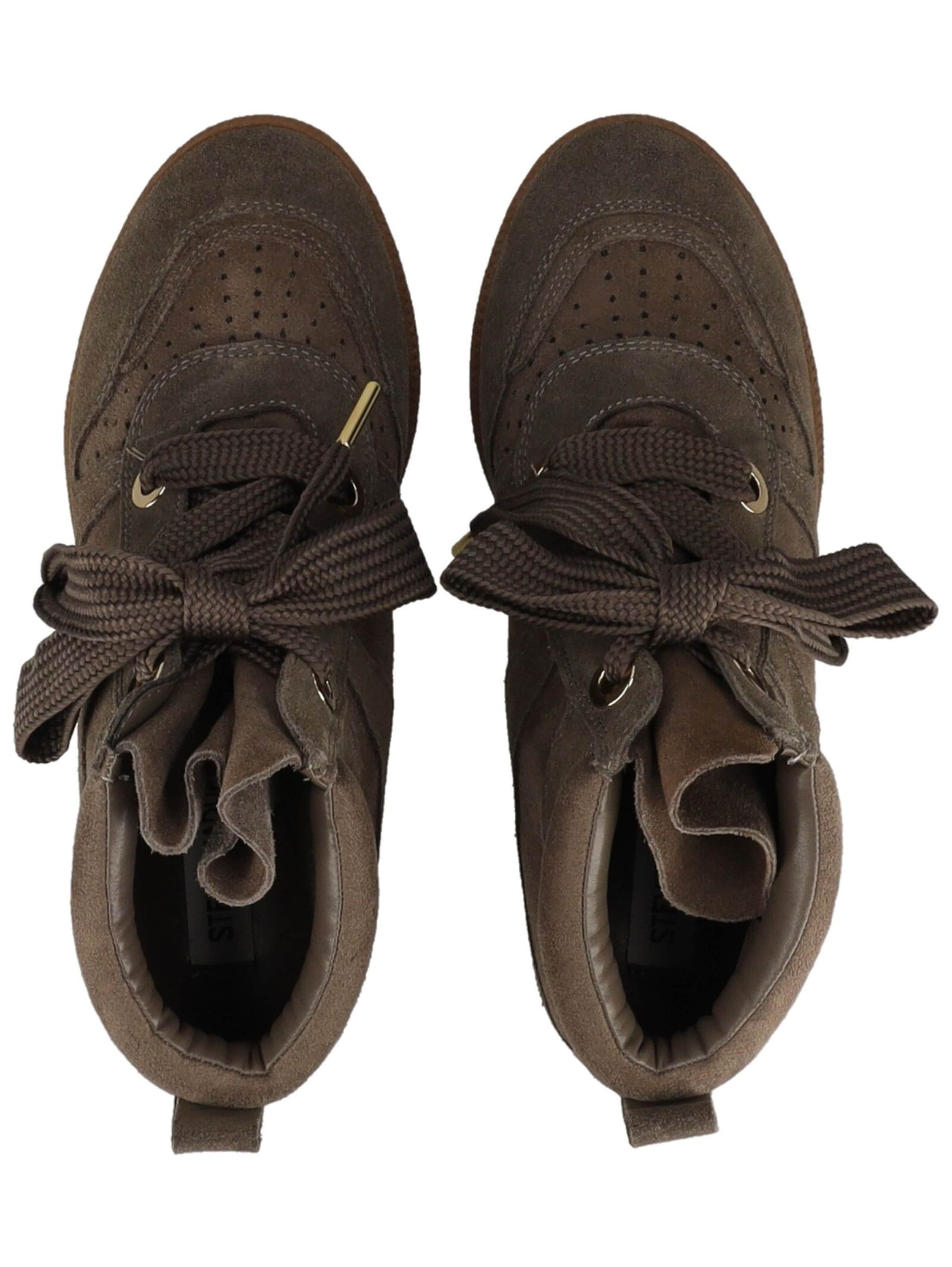 STEVE MADDEN Schnürstiefelette 'Mables' in Grau