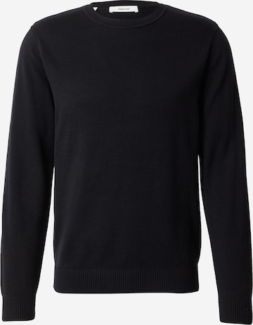 SELECTED Sveter 'SLHKRIS' - Čierna: predná strana