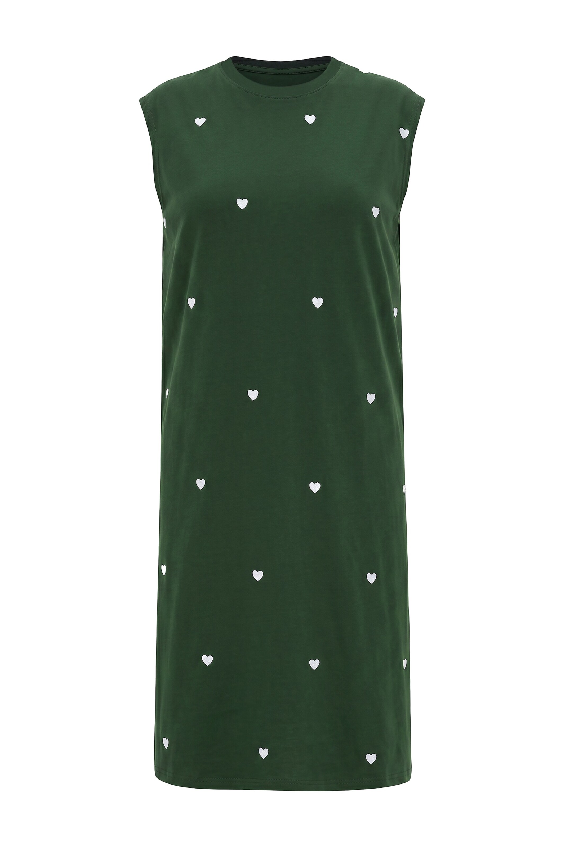 Studio Untold Dress in Green: front