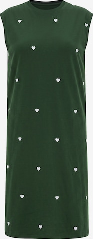 Studio Untold Dress in Green: front