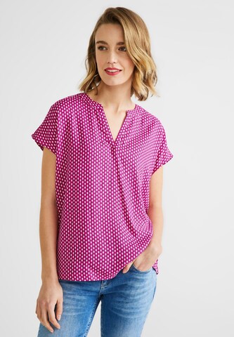 STREET ONE Blouse in Roze: voorkant