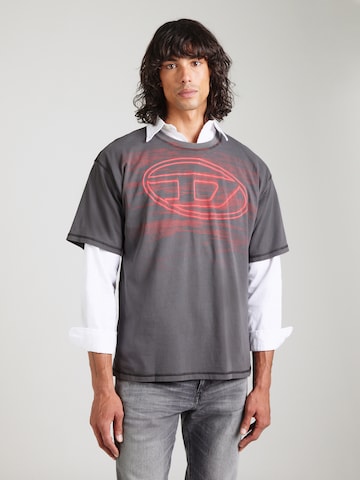 DIESEL Bluser & t-shirts 'T-BOXT-T5' i grå: forside