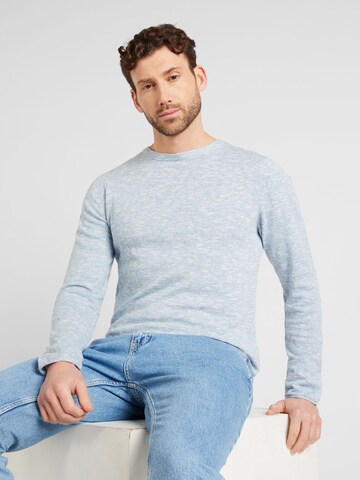 Pull-over 'JJElinen' JACK & JONES en bleu : devant