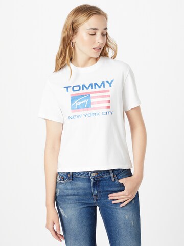 Tommy Jeans T-Shirt in Weiß: Vorderseite