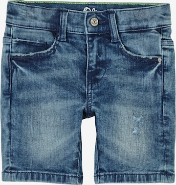 s.Oliver Slimfit Jeans in Blauw: voorkant