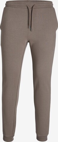 JACK & JONES Tapered Trousers 'WILL' in Brown: front