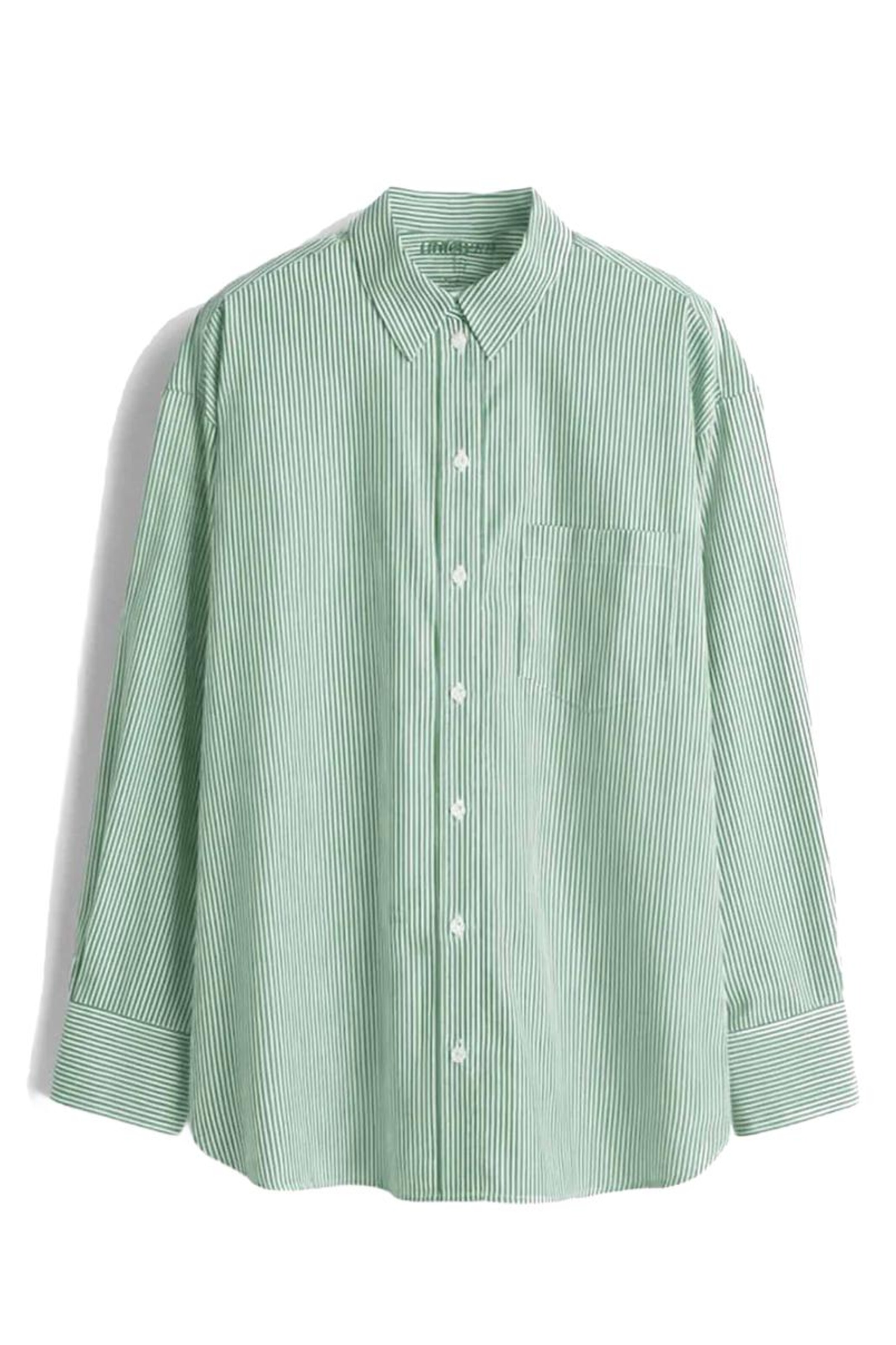 UNIQVIBE Blouse in Green: front
