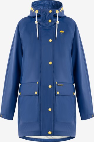 Manteau fonctionnel Schmuddelwedda en bleu : devant