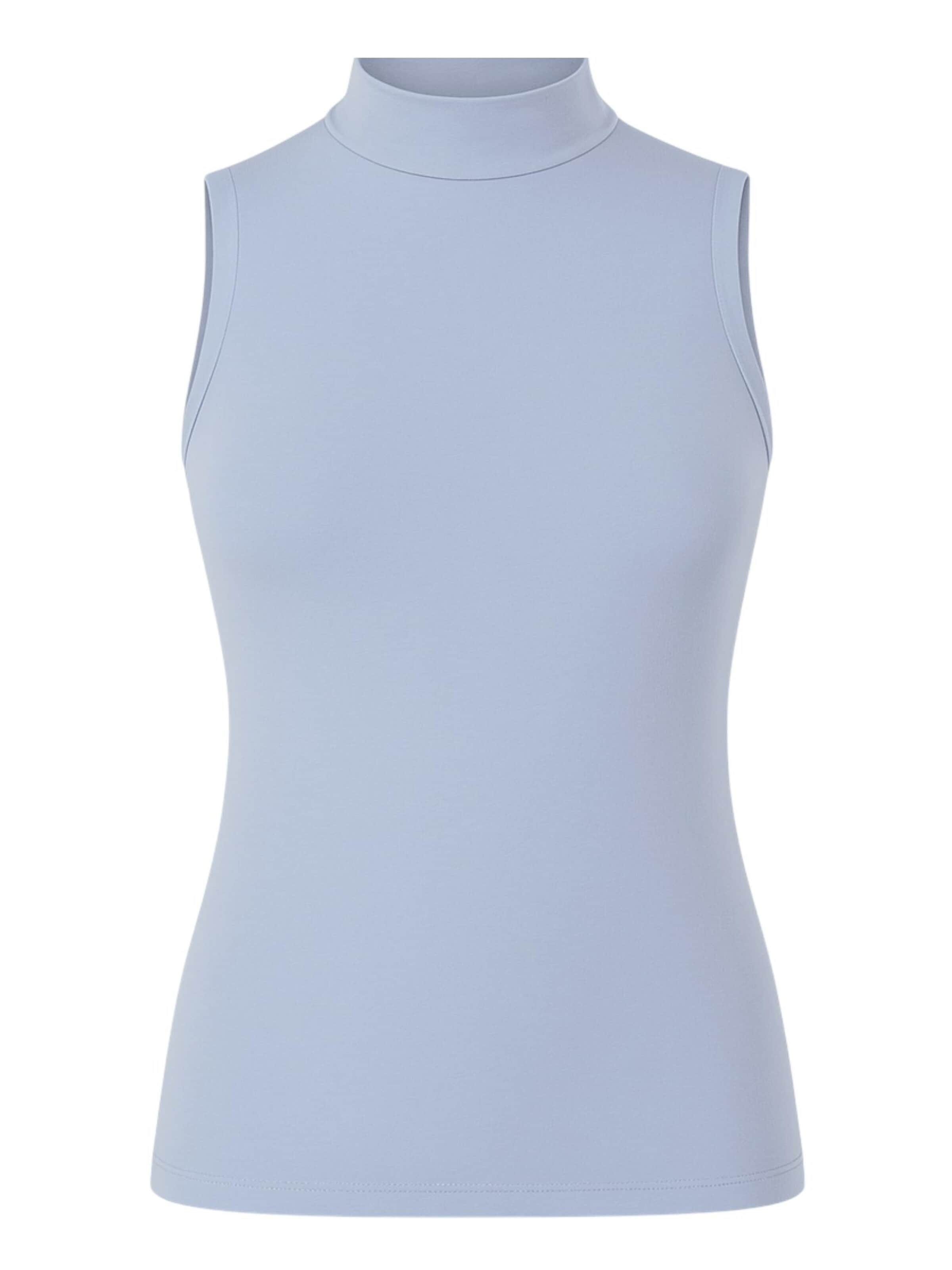 Top 'MODALINE' di fashionshowcase in blu: frontale