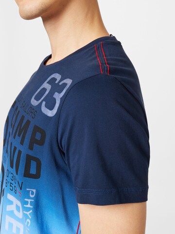 T-Shirt CAMP DAVID en bleu