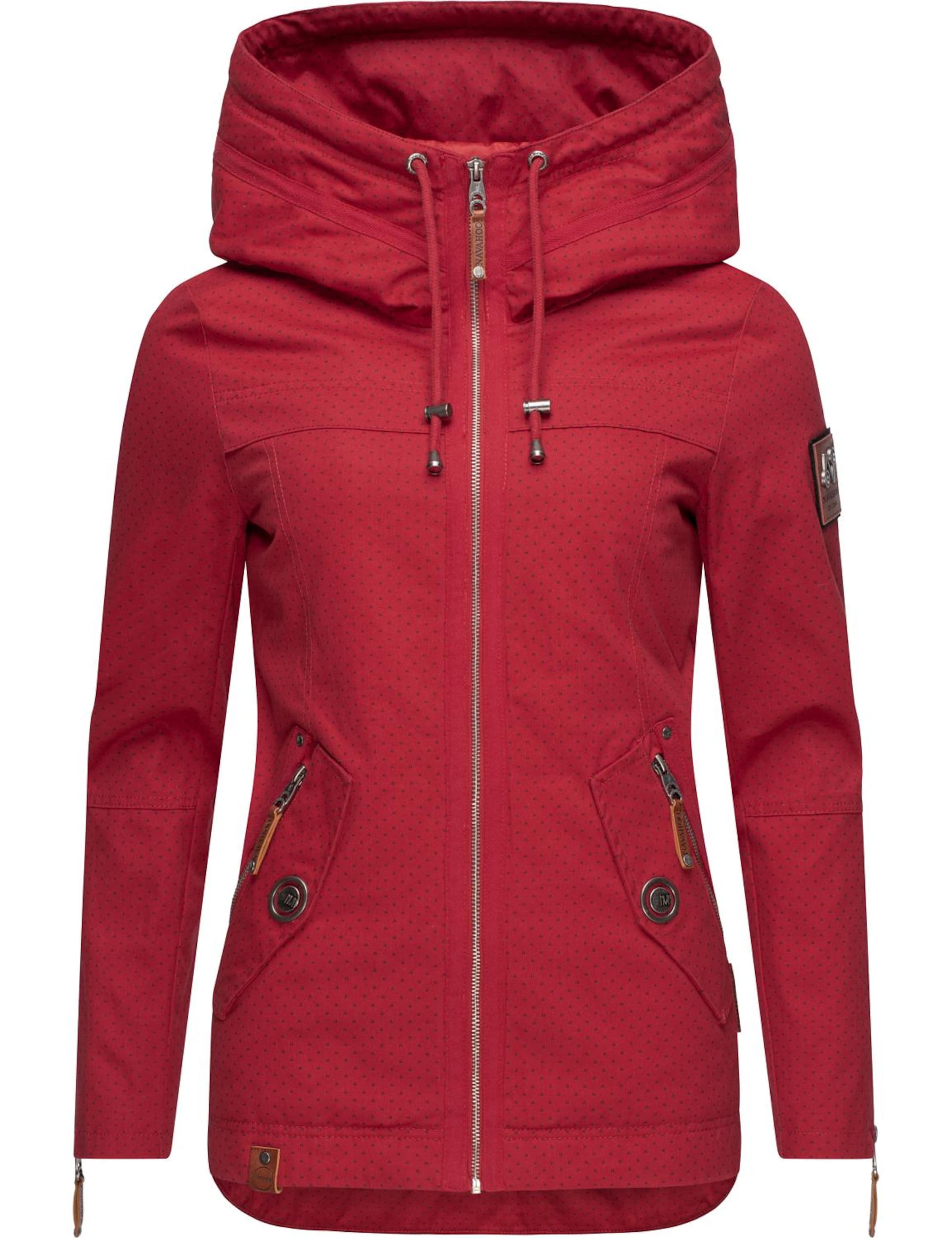 NAVAHOO Демисезонная куртка 'Wekoo' в Красный