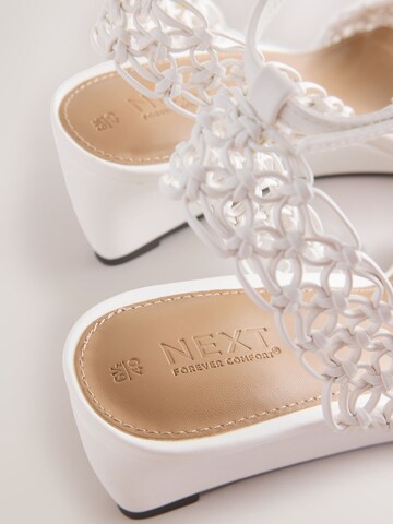 Next - Sandalias 'Forever Comfort®' en blanco