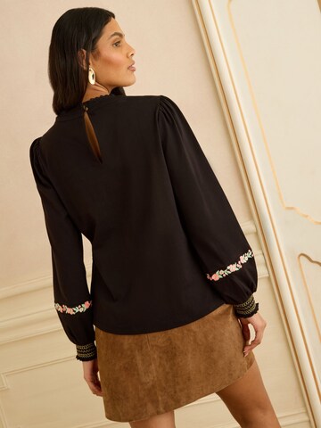 T-shirt love & roses en noir