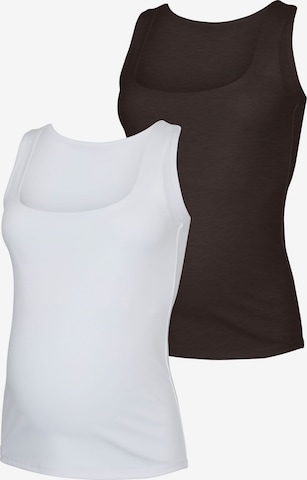 Vero Moda Maternity Top 'Million' in Bruin: voorkant