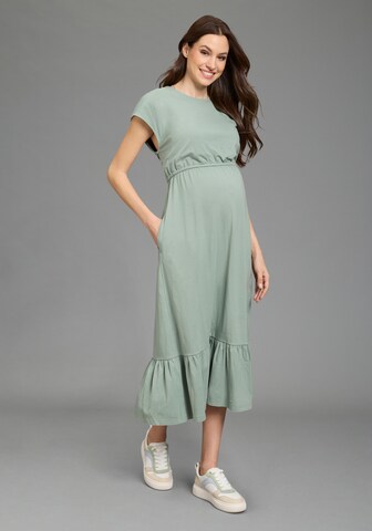 Neun Monate Kleid in Grün: Vorderseite