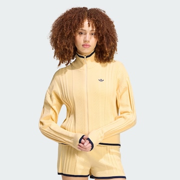Cardigan 'Firebird' ADIDAS ORIGINALS en jaune : devant