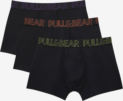 Pull&Bear Bokserice u smeđa / zelena / tamno ljubičasta / crna, Pregled proizvoda