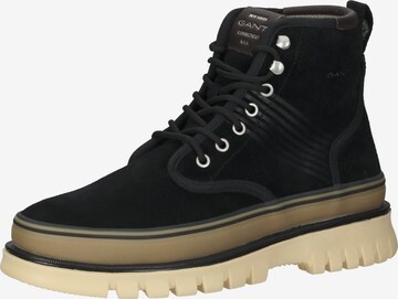 GANT Lace-Up Boots in Black: front