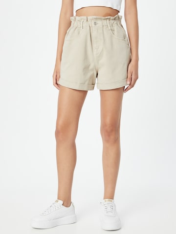 comma casual identity Loosefit Byxa i beige: framsida