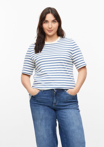 T-shirt s.Oliver CURVE en bleu : devant