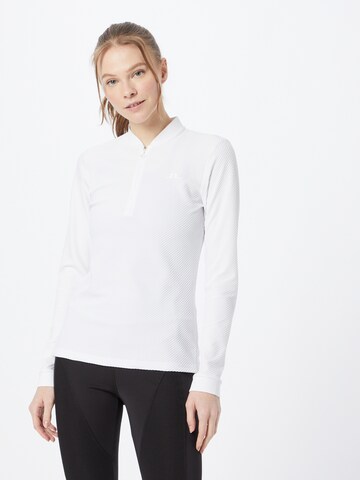 J.Lindeberg Sportief sweatshirt 'Leonora' in Wit: voorkant