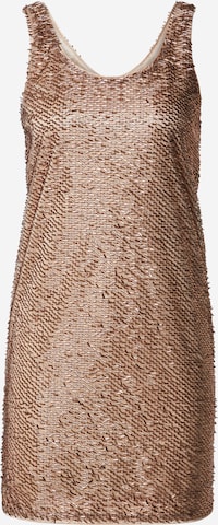 ARMANI EXCHANGE Cocktailmekko värissä kulta: etupuoli