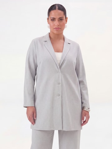 Blazer YOEK en gris : devant