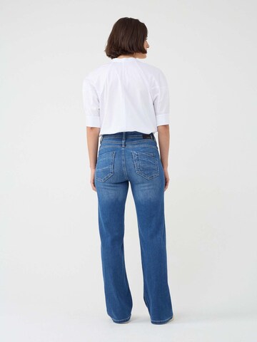 Gang Loosefit Jeans '94AMELIE WIDE' in Blauw