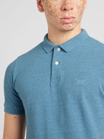 Superdry Koszulka 'CLASSIC' w kolorze niebieski