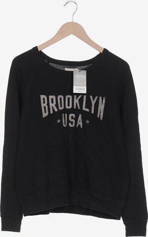 DENIM & SUPPLY Ralph Lauren Sweatshirt & Zip-Up Hoodie in XS in Black: front