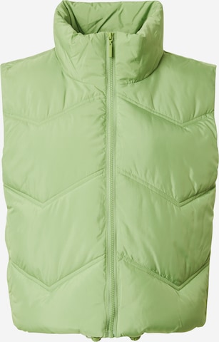 Freequent Bodywarmer 'OLGA' in Groen: voorkant