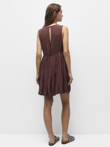 Pull&Bear Kleid in Braun