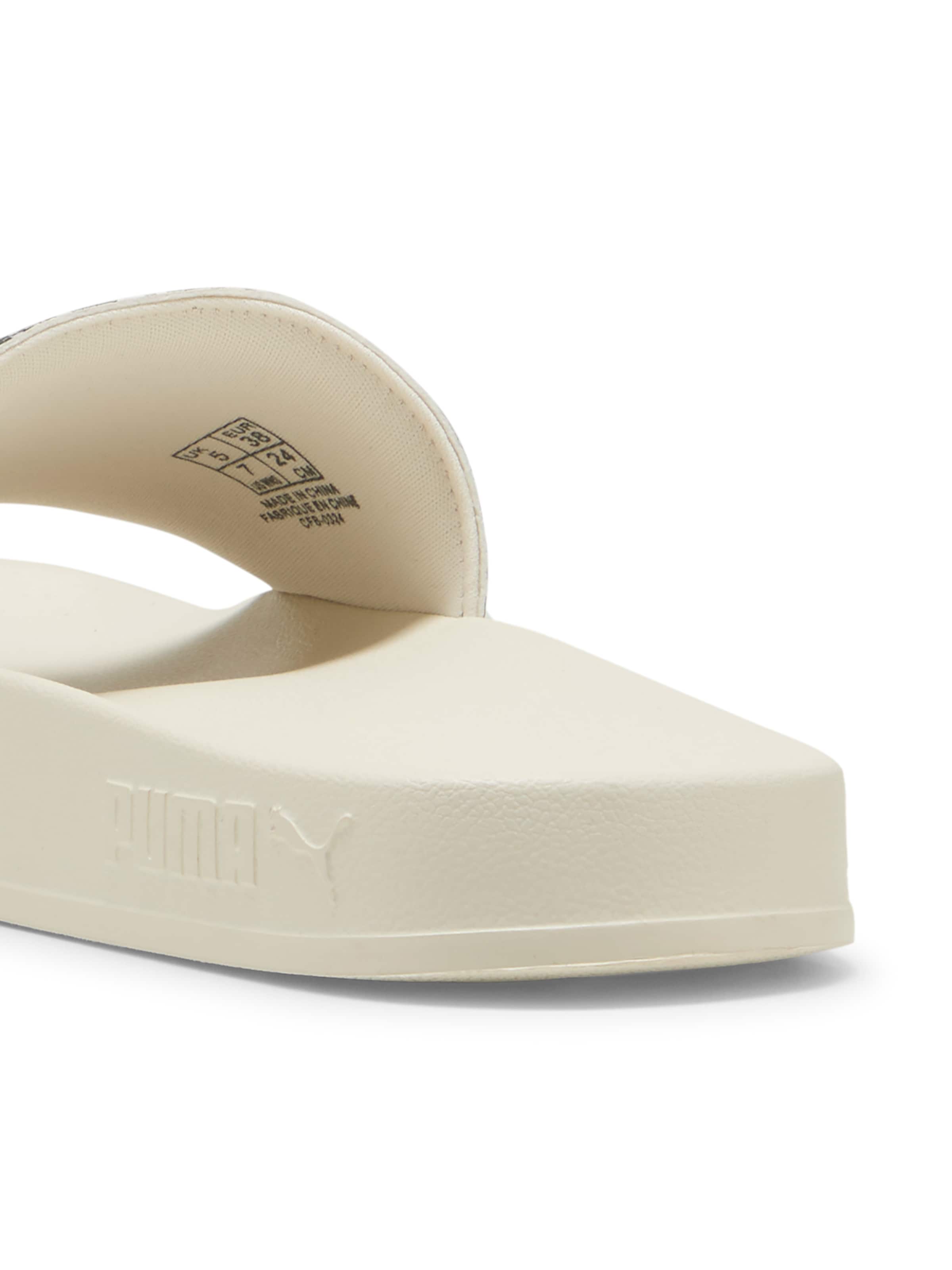 balts PUMA Iešļūcenes/baseina apavi 'Leadcat 2.0 Snake Chic'