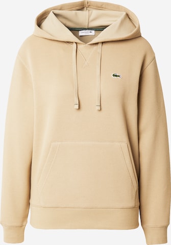 LACOSTE - Sweatshirt em bege: frente