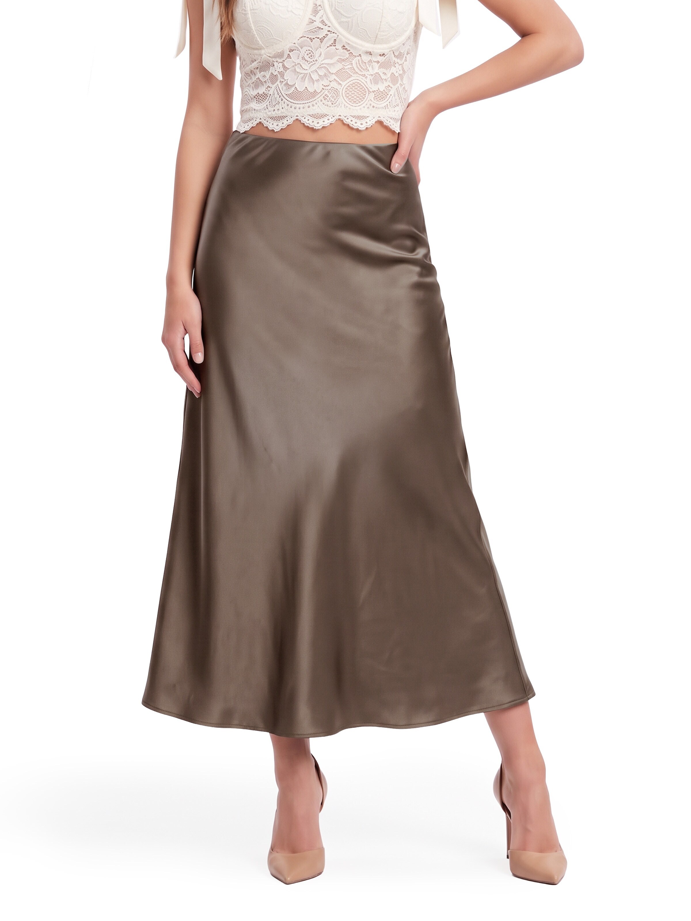 TorWeit Skirt in Brown