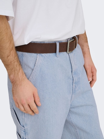 Only & Sons Loosefit Jeans 'ONSEdge' in Blauw
