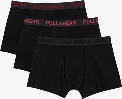 antracit / világos-rózsaszín / borvörös / fekete Pull&Bear Boxeralsók, Termék nézet