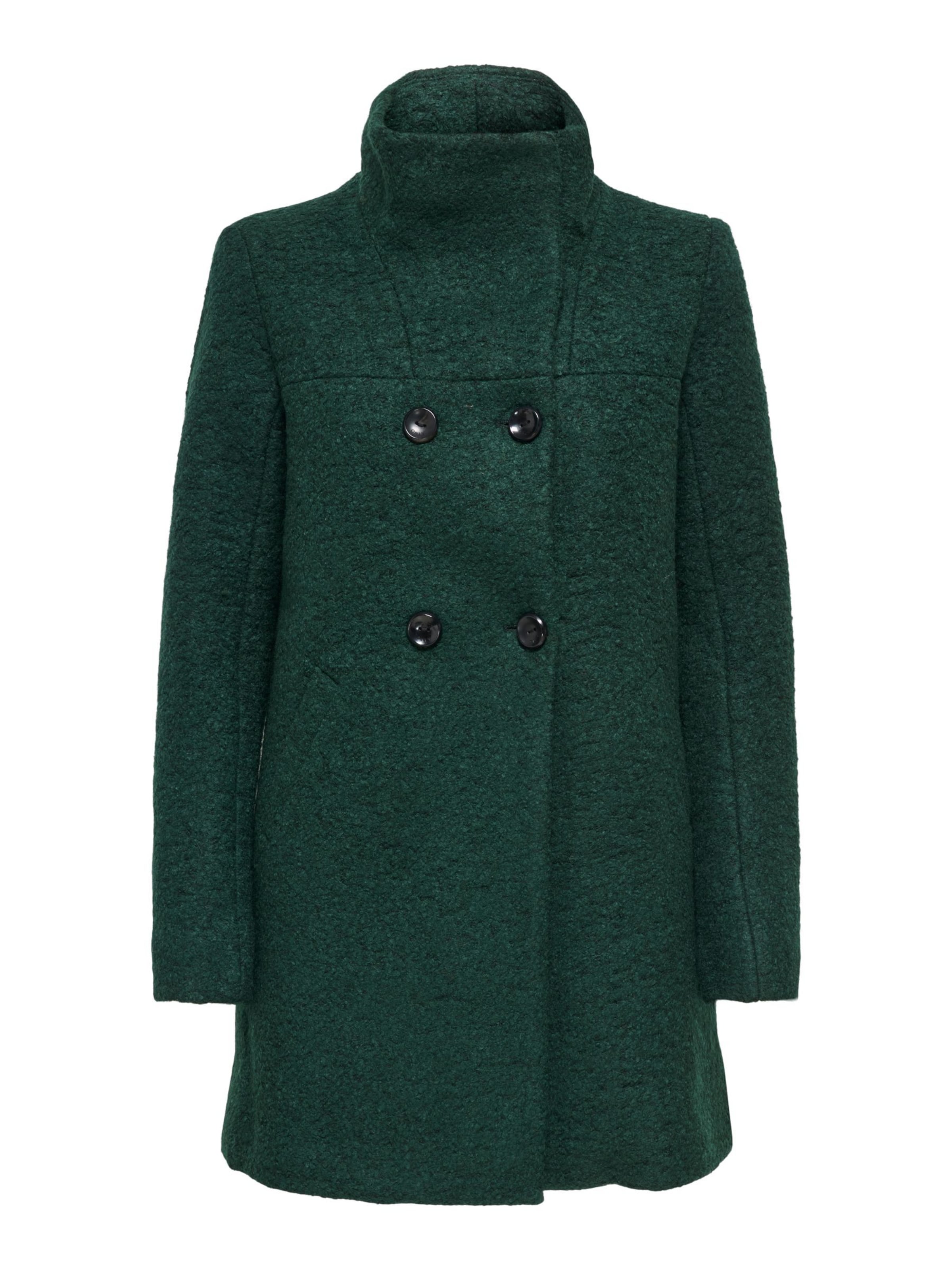 Manteau mi-saison 'NEW SOPHIA' ONLY en vert : devant