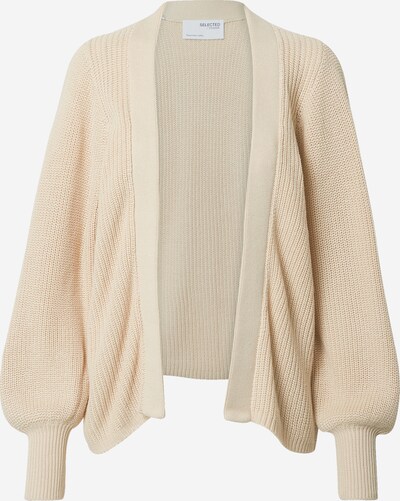 SELECTED FEMME Strickjacke 'EMMY' in beige, Produktansicht
