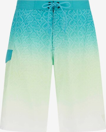 GUESS Board Shorts in Green: front
