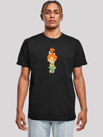 T-Shirt 'Pebbles Flintstone' F4NT4STIC en noir : devant