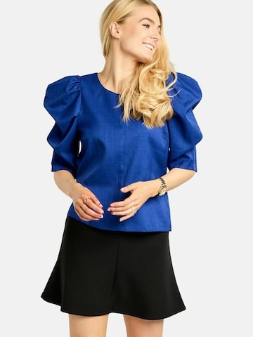 T-shirt ' WINNIE ' Liberte Essentiel en bleu : devant