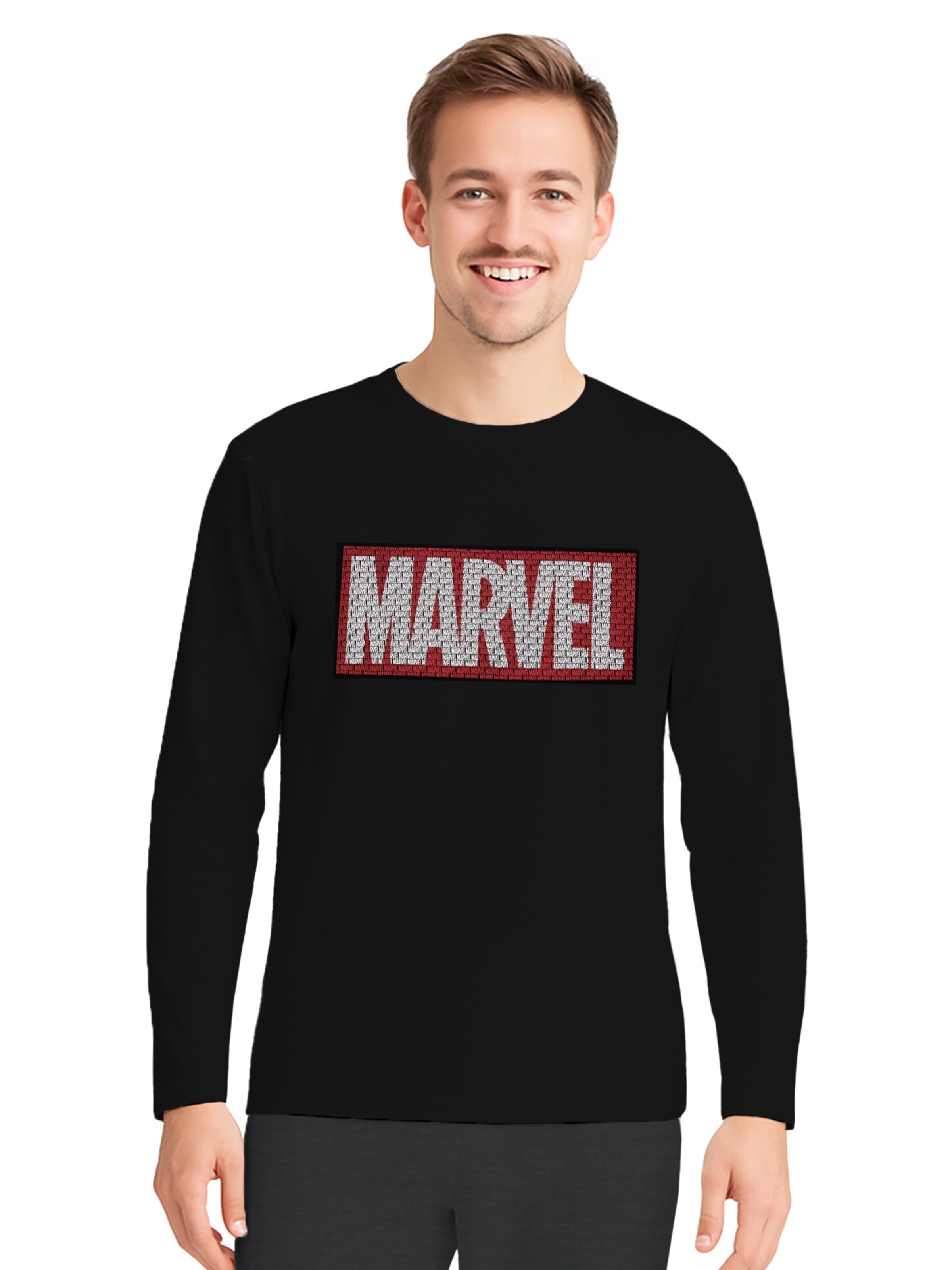 Marvel Comics Pajamas long in Black
