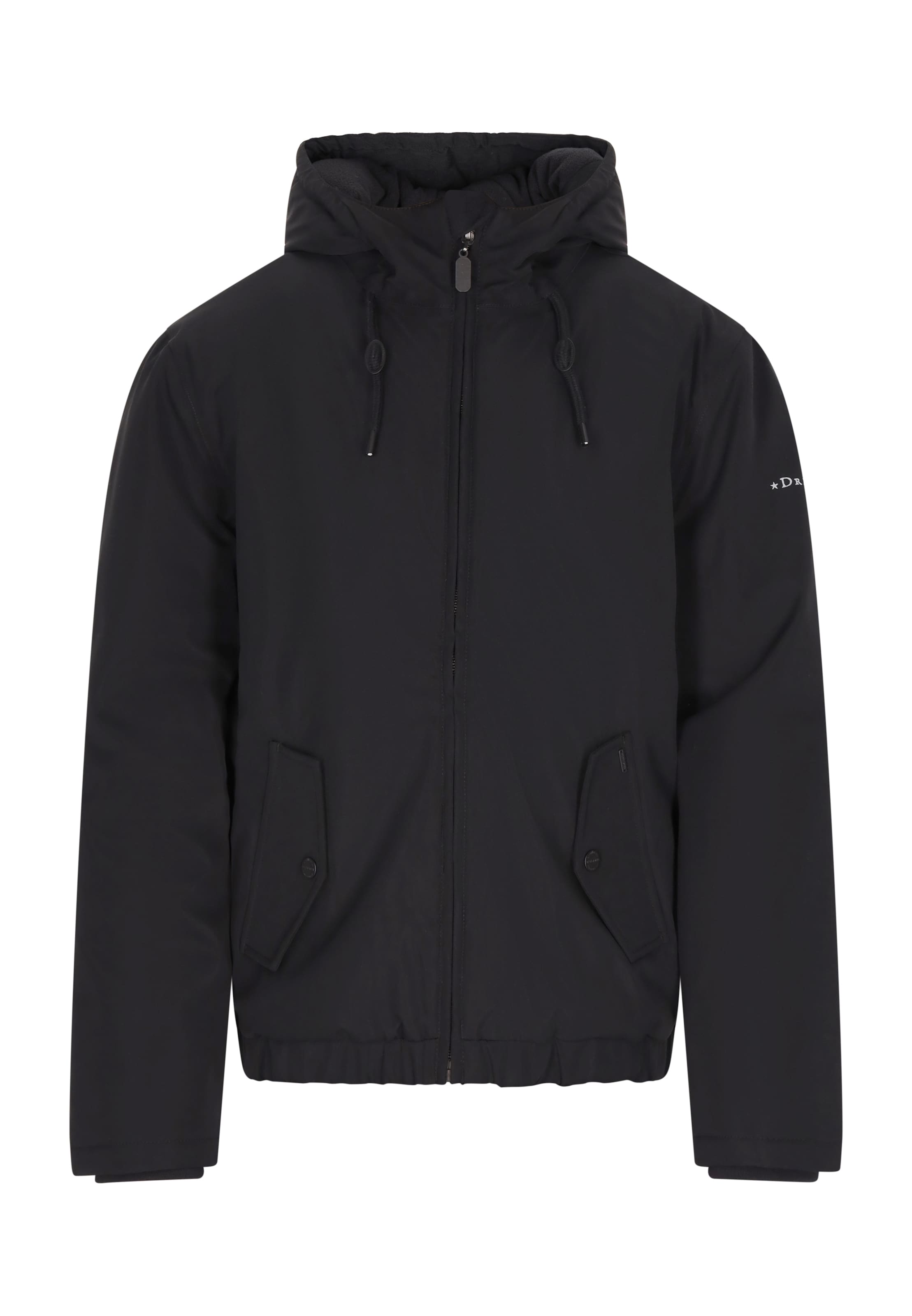 DreiMaster Maritim Zimná bunda - Čierna: predná strana