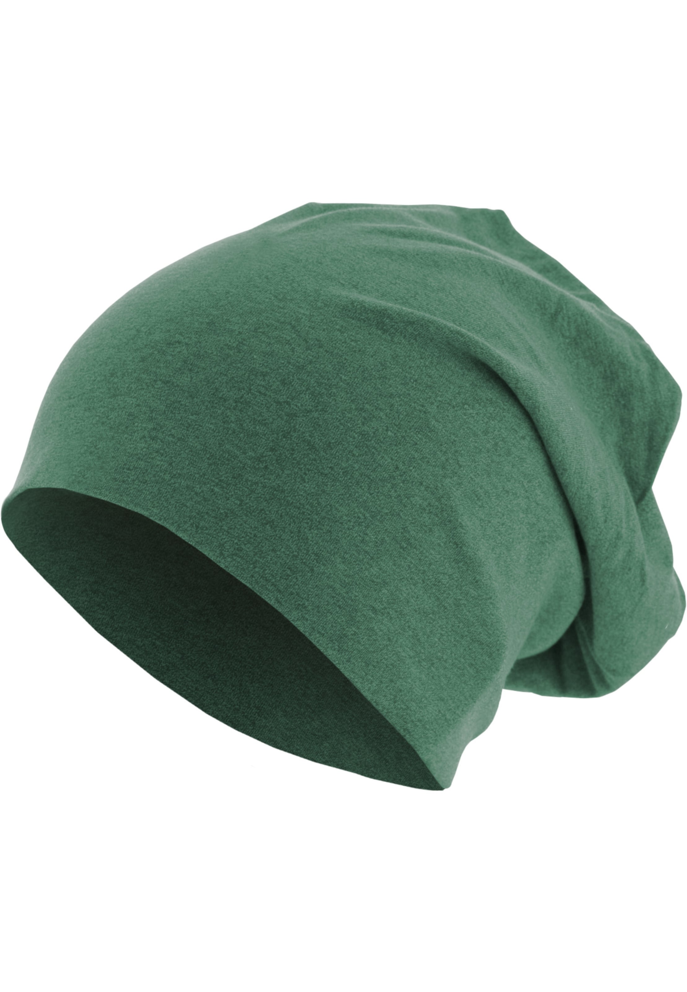 MSTRDS Beanie 'Heather' in Green: front